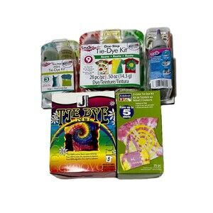 Arts & Crafrs-Tie Dye Kits (Bundle 5 Piece Set)